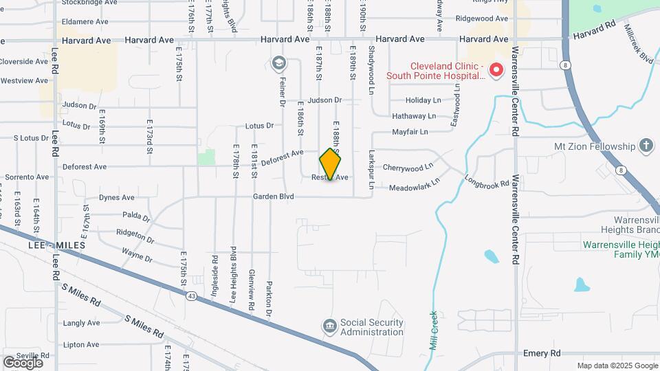 18716 Restor Ave Map and Location Details