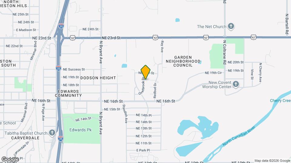 1912 Overbrook Dr Map and Location Details