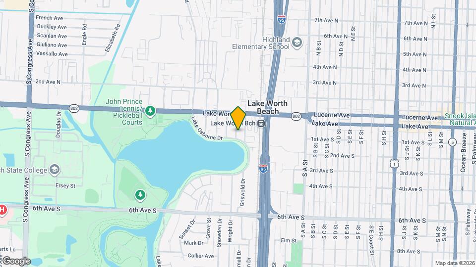 136 Akron St Map and Location Details