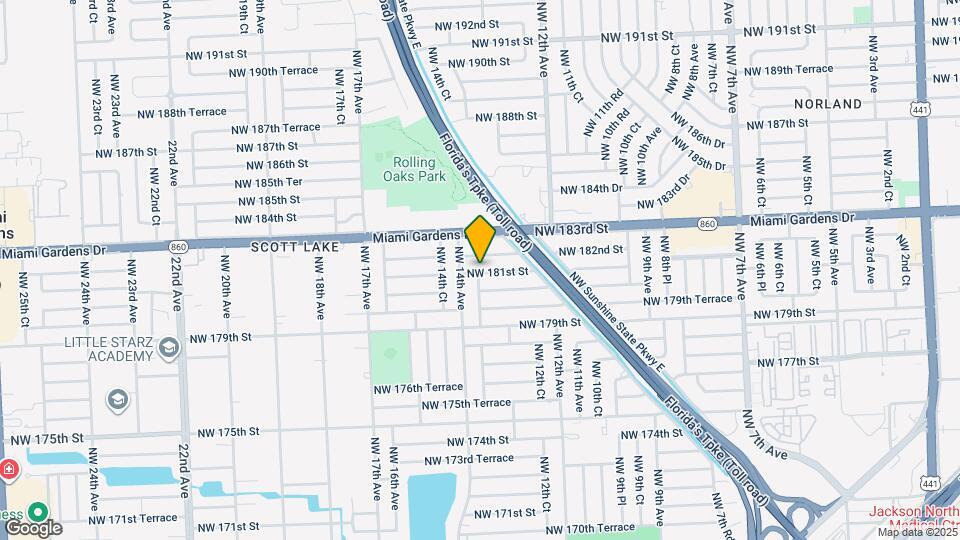 1345 NW 181st St Map and Location Details