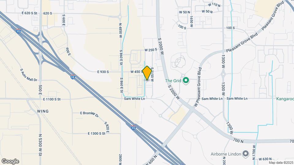 581 S 2220 W Map and Location Details