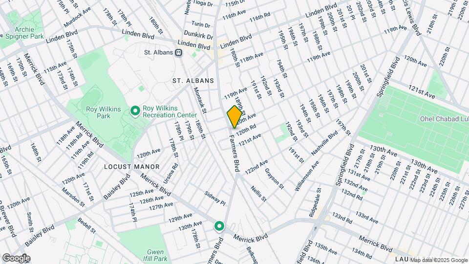 120-09 Farmers Blvd Mapa y Detalles de la Ubicación