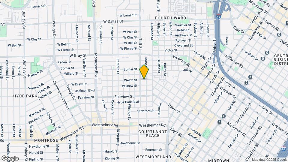 2114 Mason St Map and Location Details