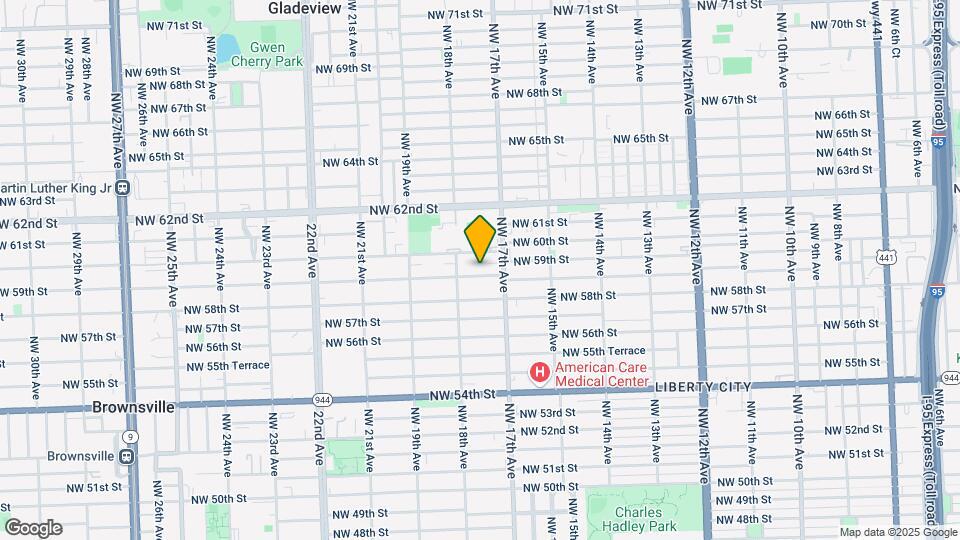 1725 NW 59th St Map and Location Details
