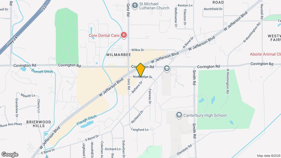 2802 Bellaire Dr Map and Location Details