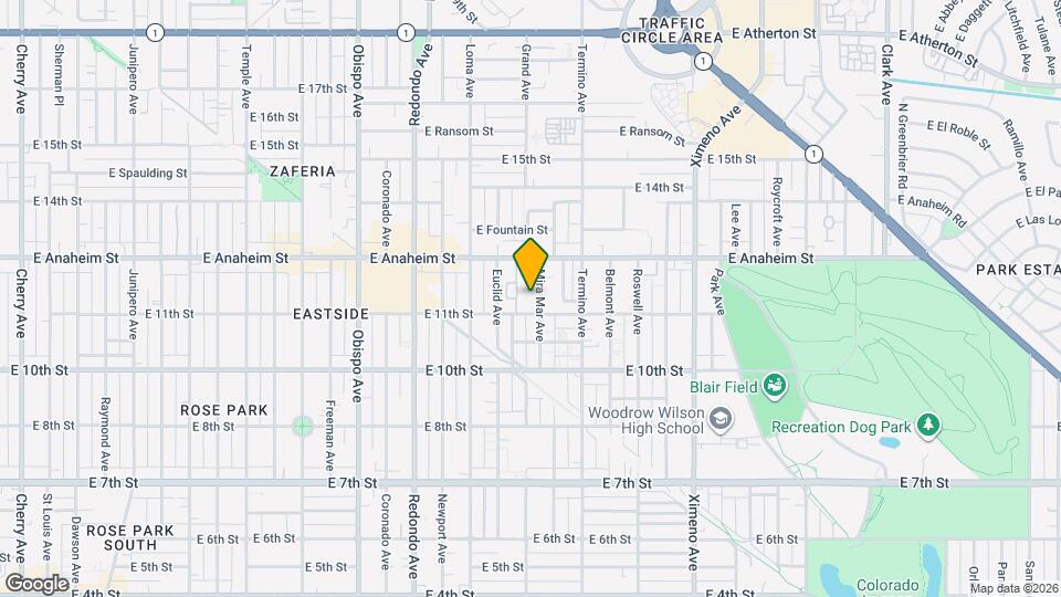 1129 Mira Mar Ave Map and Location Details