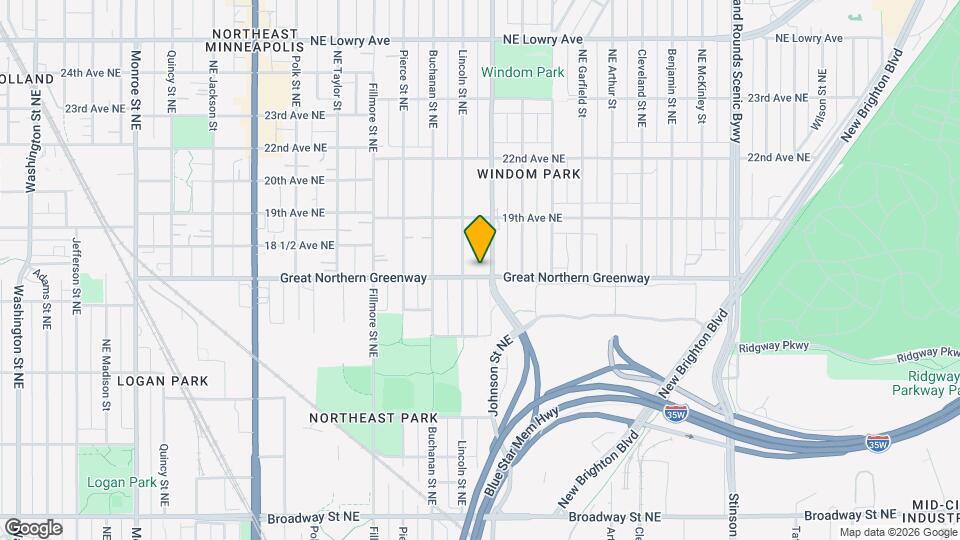 1513 NE 18th Ave Map and Location Details