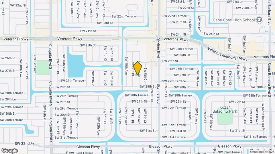 2702 SW 9th Ave Map and Location Details