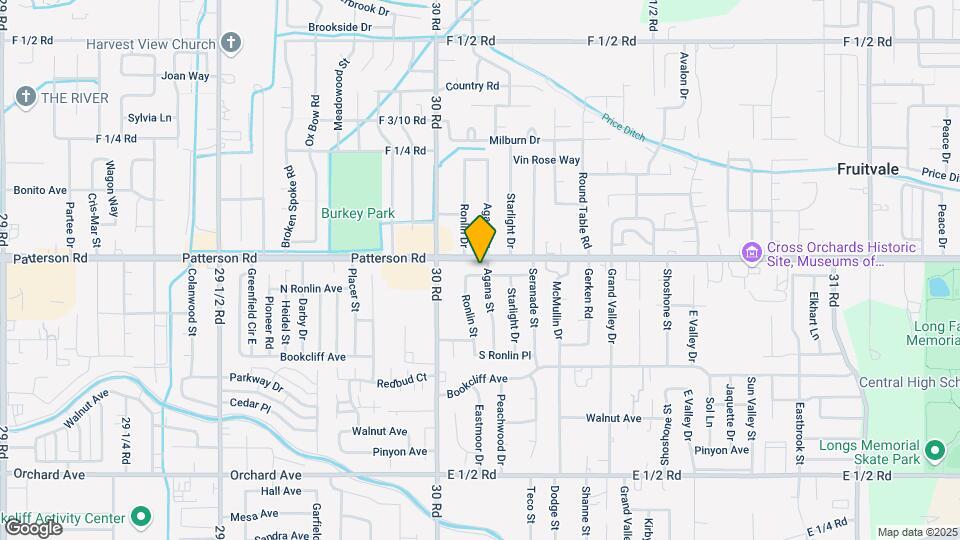 599 Agana St Map and Location Details