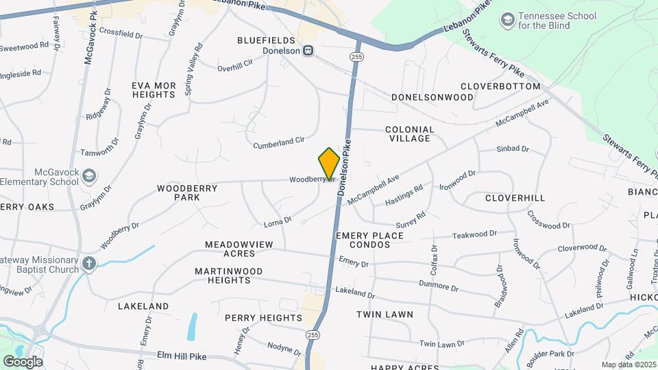 2659 Woodberry Dr Map and Location Details