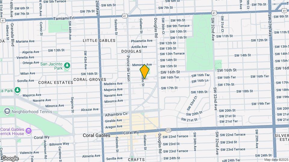 45 Madeira Ave Map and Location Details