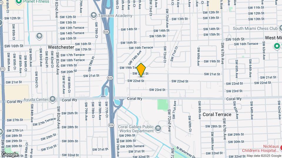 7391 SW 22nd St Map and Location Details
