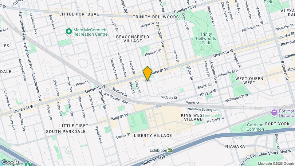 91 Dovercourt Rd Map and Location Details