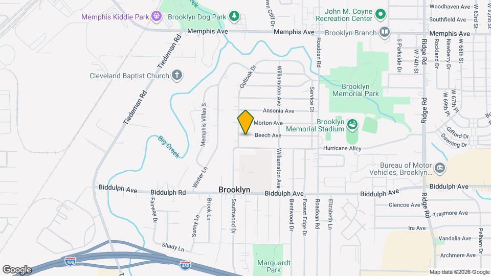 9403 Beech Ave Map and Location Details