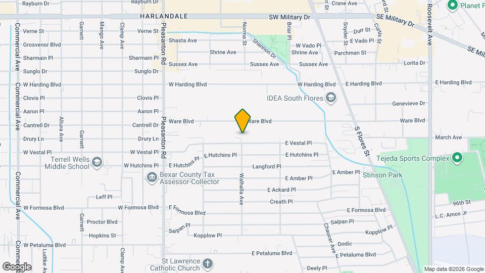 346 Ware Blvd Map and Location Details