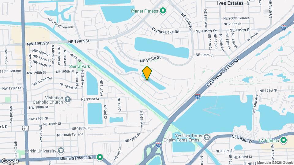 641 NE 191st Ter Map and Location Details
