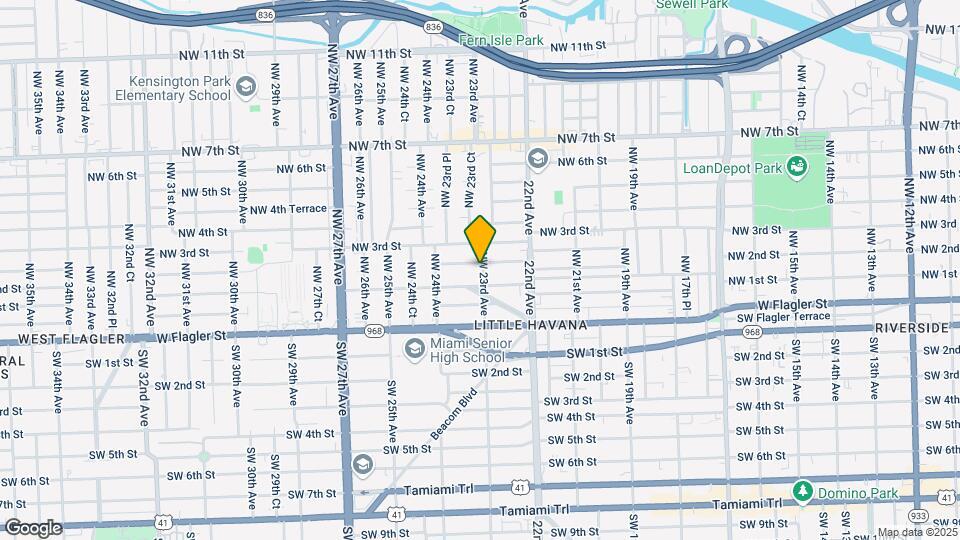 140 NW 23rd Ave Map and Location Details