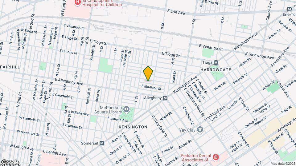 741 E Willard St Map and Location Details