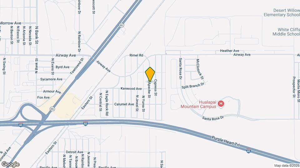 3368 N Apache St Map and Location Details