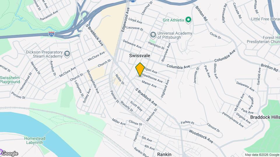 2219 Manor Ave Map and Location Details