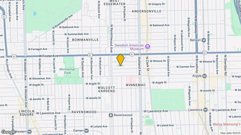 1718 W Carmen Ave Map and Location Details