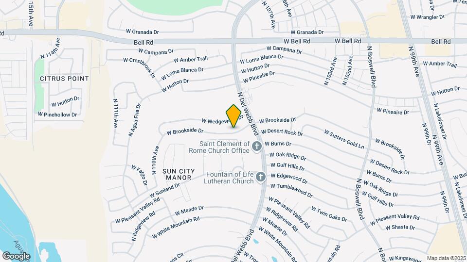 10726 W Brookside Dr Map and Location Details