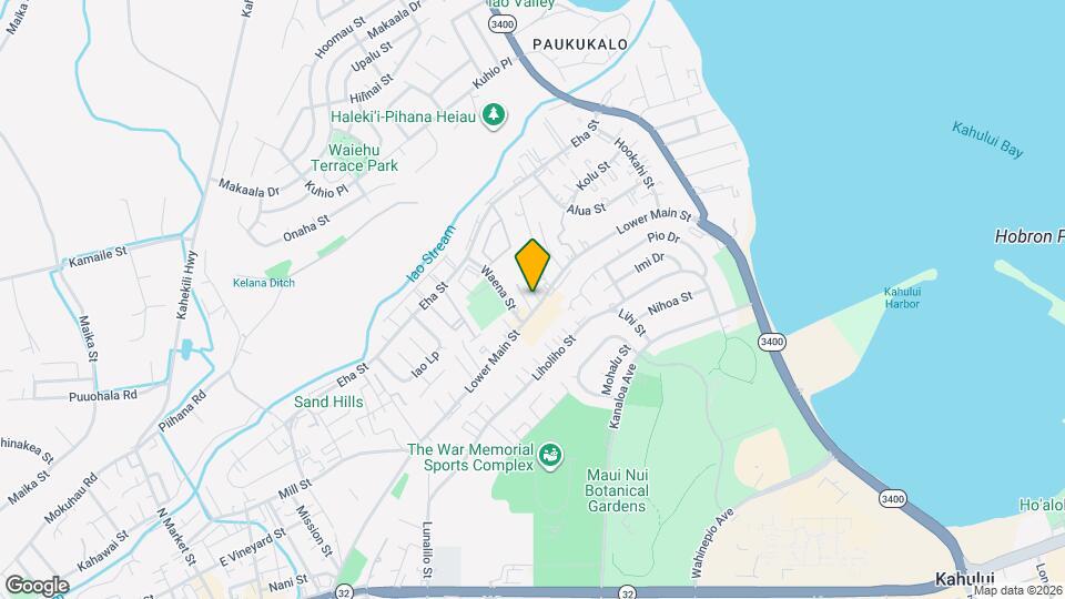 1050 Eha St, Unit 205 Mapa y Detalles de la Ubicación