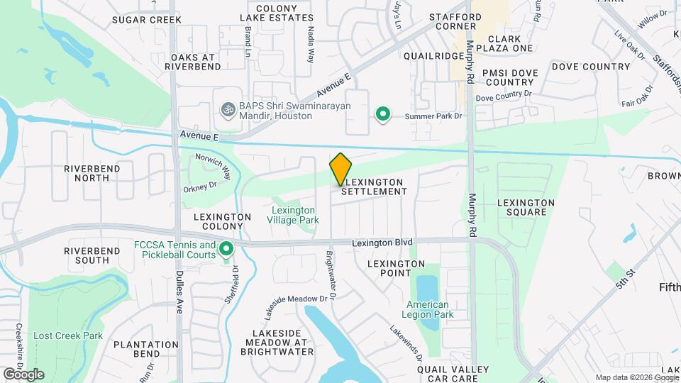 4235 Custer Creek Dr Map and Location Details