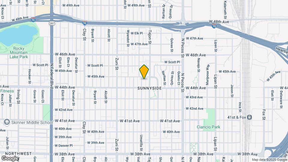 4432 Umatilla St Map and Location Details