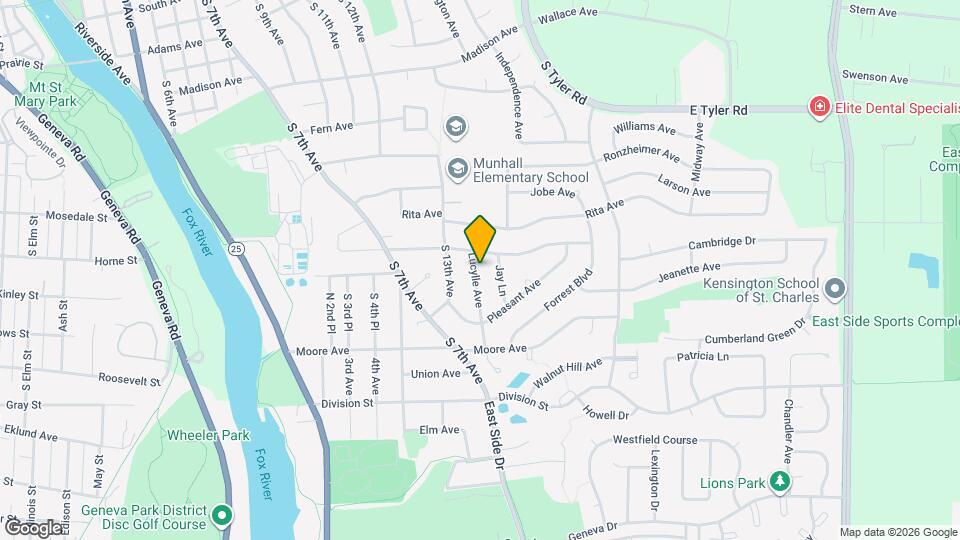 1614 Lucylle Ave Map and Location Details