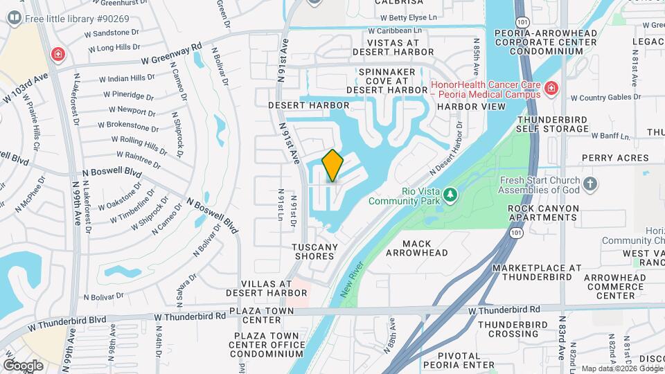 14576 N 90th Dr Map and Location Details