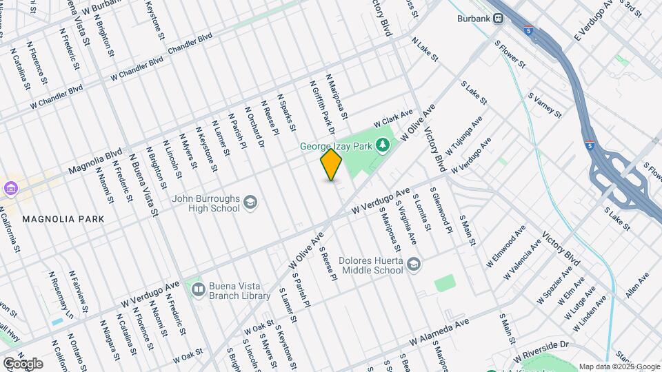 147 N Beachwood Dr Mapa y Detalles de la Ubicación