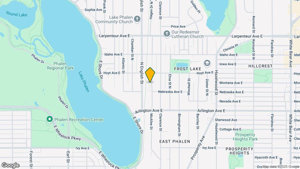 1521 Mcafee St Map and Location Details