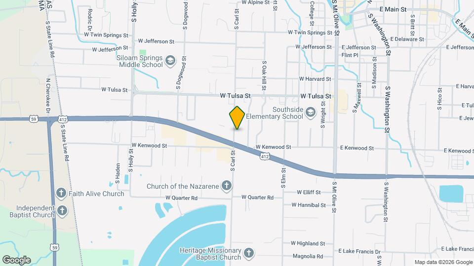 937 S Carl St Map and Location Details