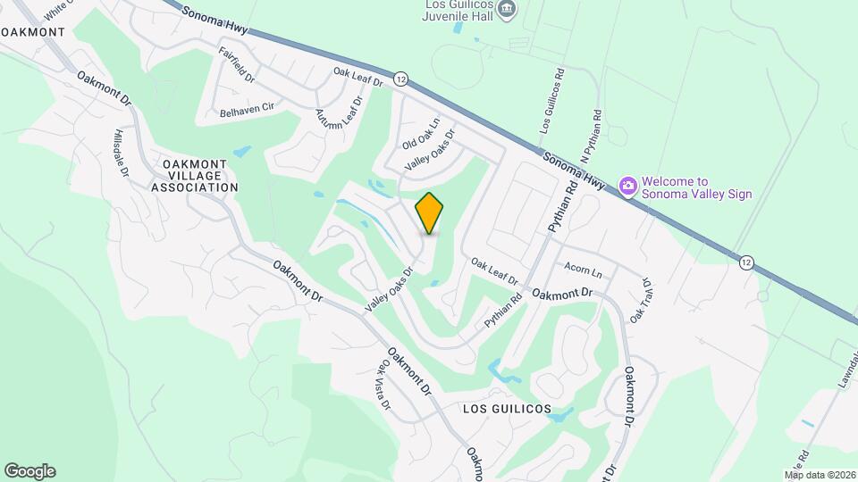 266 Valley Oaks Dr Map and Location Details