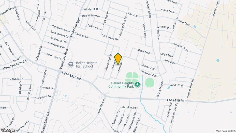 2010 Merlin Dr Map and Location Details