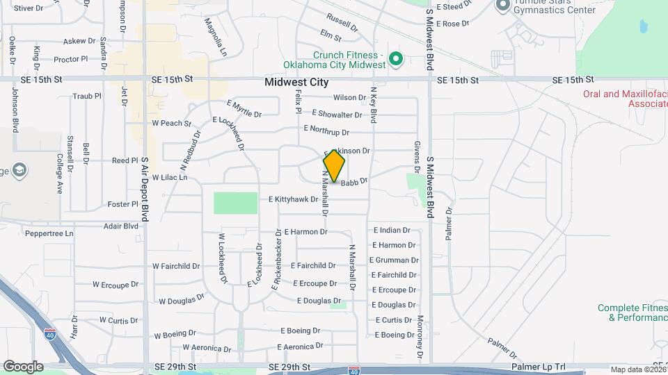 408 Babb Dr Map and Location Details