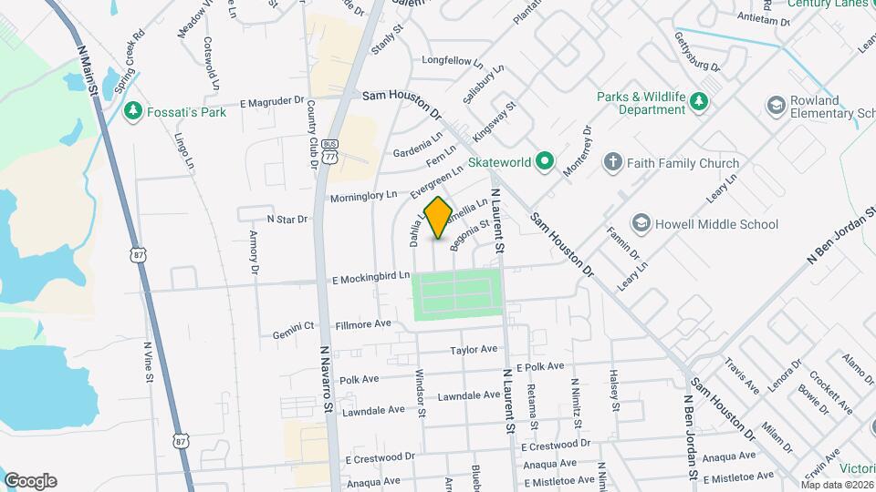 4612 Camellia Ln Map and Location Details