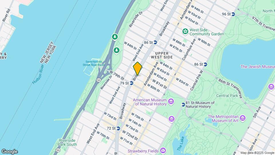 223 W 80th St Map and Location Details