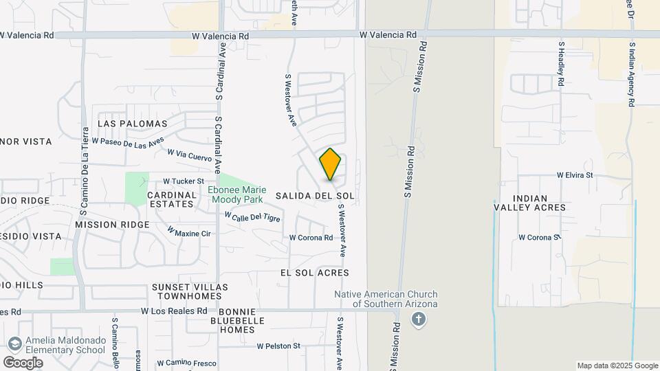 6950 S Westover Ave Map and Location Details