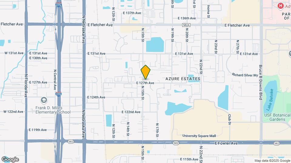 12703 N 15th St Map and Location Details
