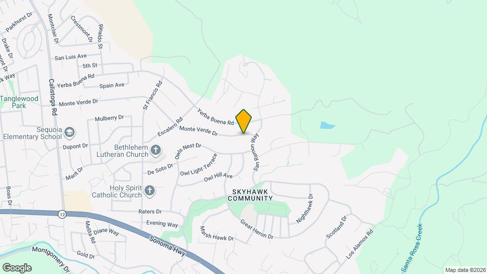 5930 Monte Verde Dr Map and Location Details