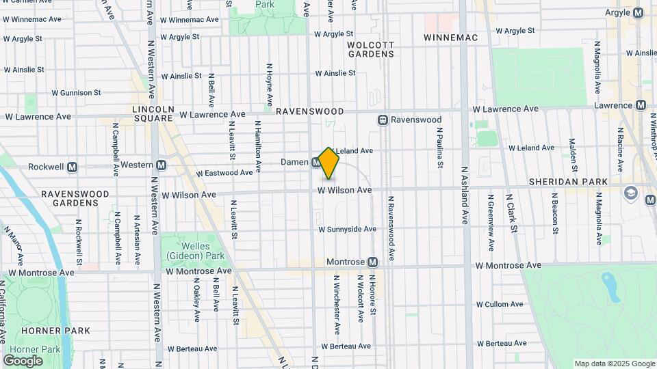 4600 N. Winchester / 1940-54 W. Wilson Mapa y Detalles de la Ubicación