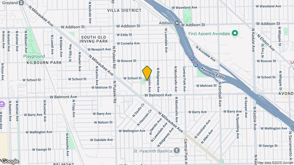 3244 N Hamlin Ave Mapa y Detalles de la Ubicación