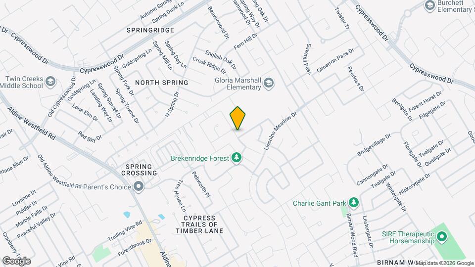 2503 Joyful Forest Dr Map and Location Details