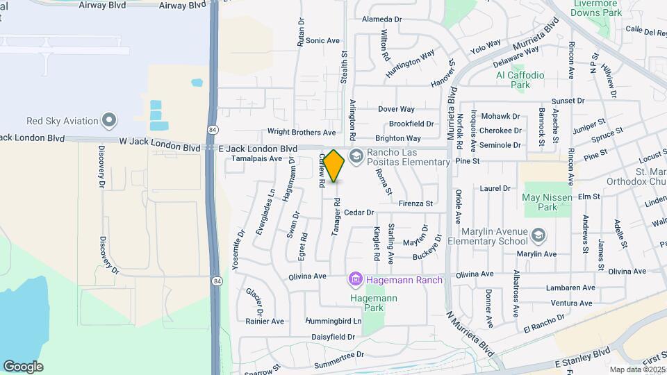 850 Tanager Rd Map and Location Details