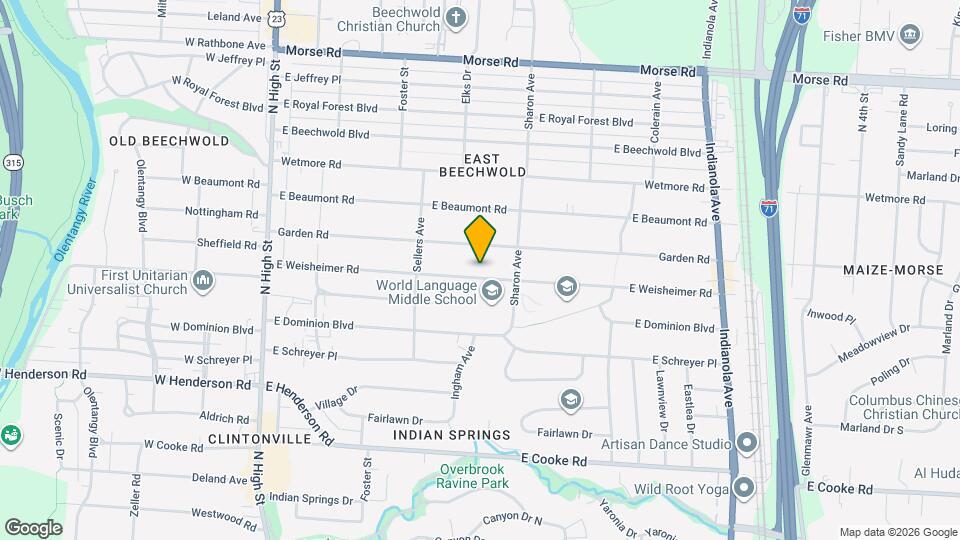 336 E Weisheimer Rd Map and Location Details