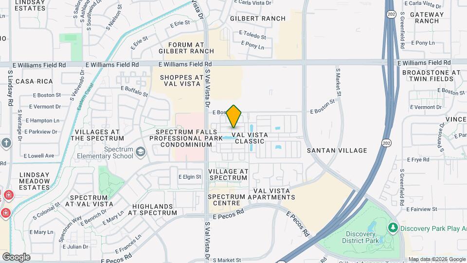 1714 E Hampton Ln Map and Location Details