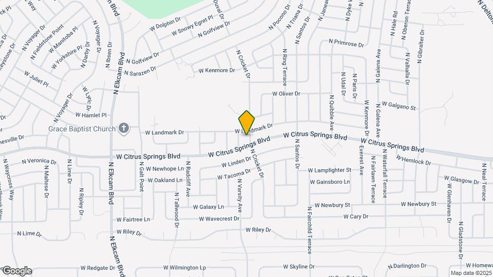 7432 N Cricket Dr Map and Location Details