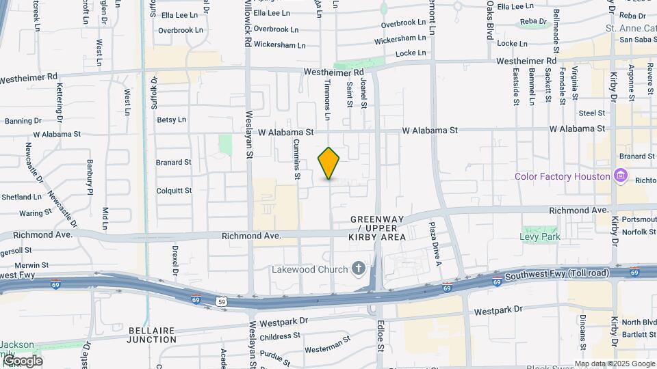 3310 Timmons Ln Map and Location Details